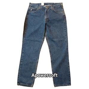 Relaxed Straight Cotton Jeans
